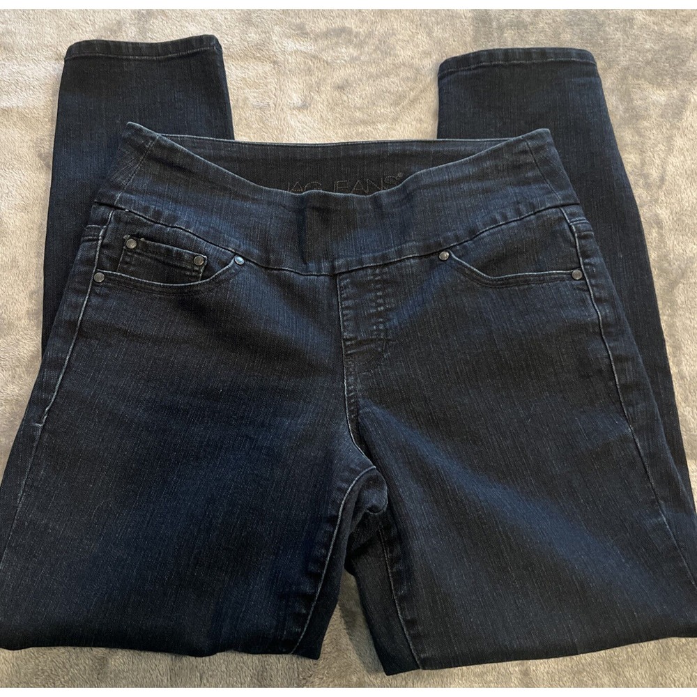 Jag Jeans Womens 6 Pull On Slim Leg Dark Wash